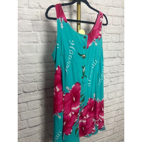 Aloha Fashion Hawaiian Fashion Floral Dress - Picture 2 of 6